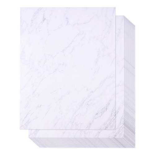 96 Pack Marble Stationery Paper Double Sided Decorative Design