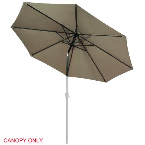 Patio Umbrella Cover Replacement Top Canopy for 9ft 8 Ribs, TAN - LIVINGbasics®