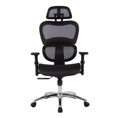 Tilt Recline Office Chair with Headrest and Padded Flip-Up Armrest, Mesh High Back Manager and Executive Chairs Computer Basic Rest Chair up to 250lb
