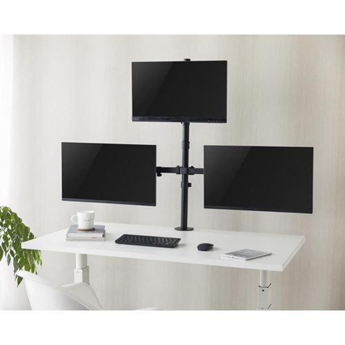 Heavy Duty Full Motion Arm for 13" - 32" LCD LED Screen, Triple Monitor Desk Mount Monitor Stands with VESA 75x75 and 100x100mm Patterns