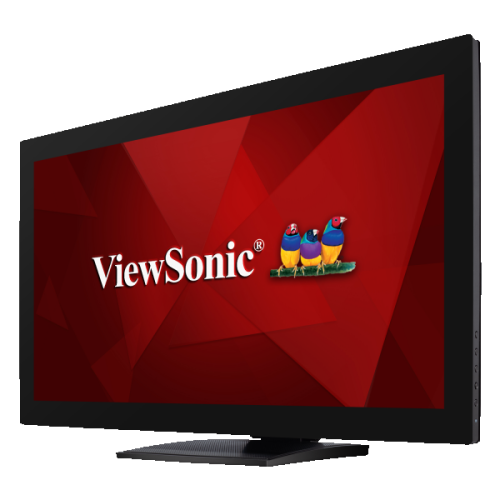 Moniteur DEL tactile MVA HD intégrale 60 Hz 27 po de ViewSonic, temps réponse 12 ms - Noir -