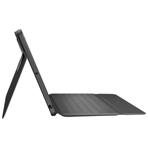 Logitech Rugged Folio Keyboard Case for iPad (9th/8th/7th Gen) - Black