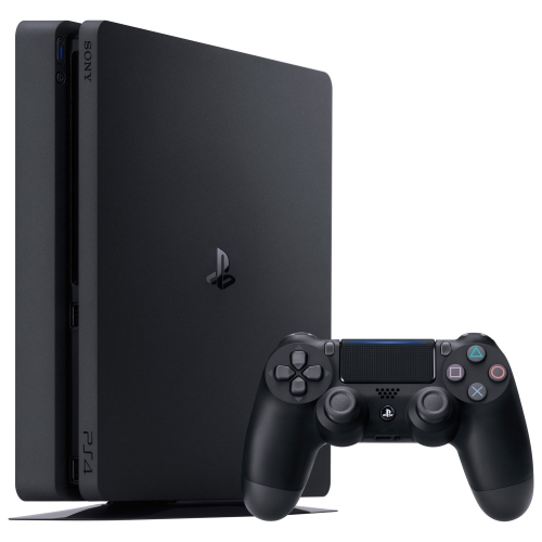 Sony PlayStation 4 Slim 500GB Gaming Console, Black, CUH-2115A, Refurbished