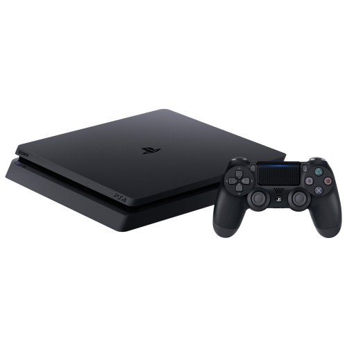 Console de jeux Playstation 4 500 GB HDD, Noire, Reconditionnée