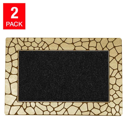 FLOOR  Choice Mats, 2-Pack In Brown