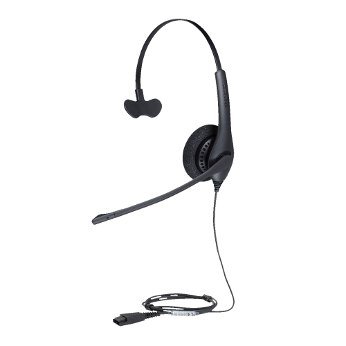 Jabra BIZ 1500 On-Ear Noise Cancelling Headset with Mic - Black -