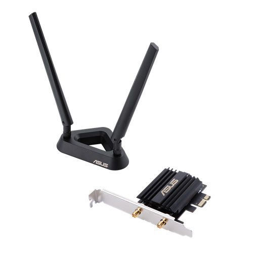 ASUS PCE-AX58BT WiFi 6 PCIe Adapter with Bluetooth 5.0