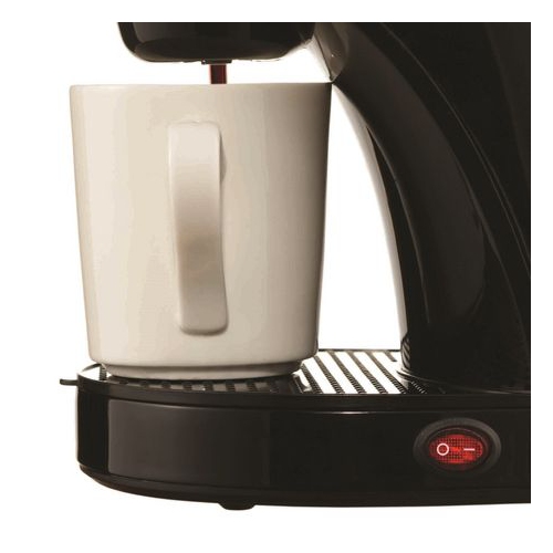 Brentwood 1-Cup Coffee Maker w/Mug, Black