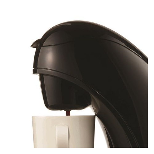 Brentwood 1-Cup Coffee Maker w/Mug, Black