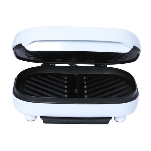 White Brentwood Appliances TS-605 2-Slice Capacity Electric Contact Grill 