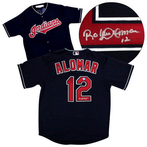 A.J. Sports World Cleveland Indians: Jersey Signed By Roberto Alomar
