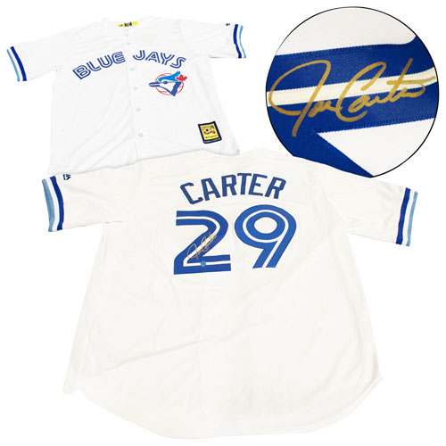 Joe Carter Signed Toronto Blue Jays Jersey (PSA COA)