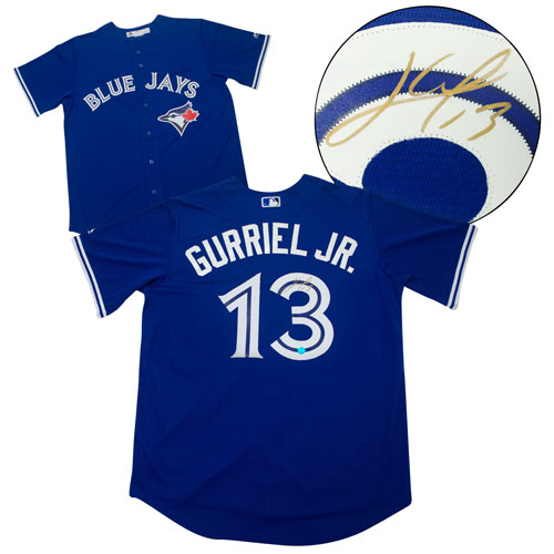 A.J. Sports World Toronto Blue Jays: Jersey Signed By Lourdes Gurriel Jr.
