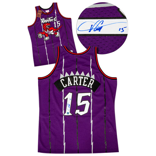 Retro Jersey Signed By Vince Carter 