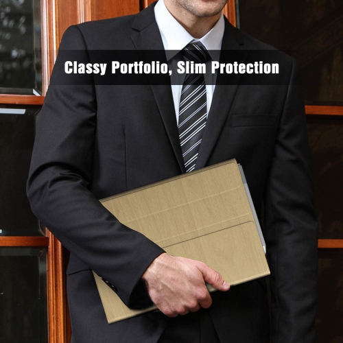 Microsoft Surface Go, Ultra Lightweight Portfolio Business Cover w/Pen Holder for Microsoft Surface Go 10 Inch 2018 Tablet