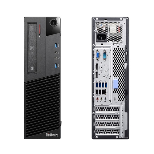 Refurbished - Lenovo ThinkCentre M93p, SFF, Core i7-4770 up to 3.90 GHz, 16GB DDR3, NEW 128GB SSD, Win10 Pro 64