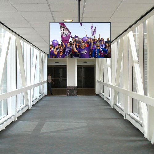 Support de plafond universel pour téléviseur de 37 à 80 po; hauteur réglable; tablette pour téléviseur jusqu'à 110 lb; VESA 600 x 400 mm