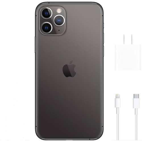 Téléphone intelligent iPhone 11 Pro Max de 256 Go d’Apple offert par Remis à neuf - Gris cosmique - Déverrouillé