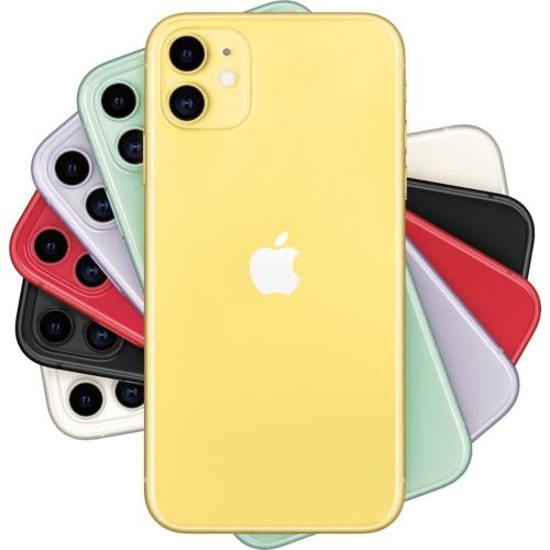 Refurbished - Apple iPhone 11 128GB Smartphone - Yellow - Unlocked - Certified Refurbished