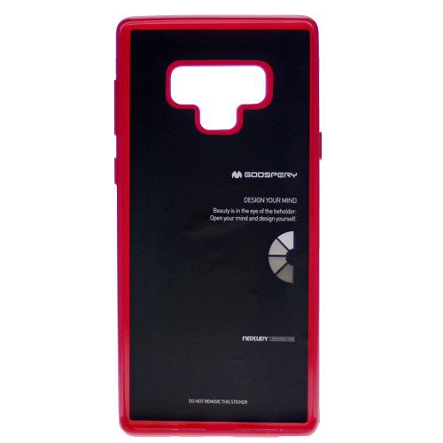 Samsung Note 9 Goospery Jelly Case, Hot Pink