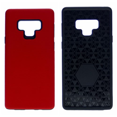 SAM Note 9 Triangle Designed Dual Layer Hybrid Case, Red
