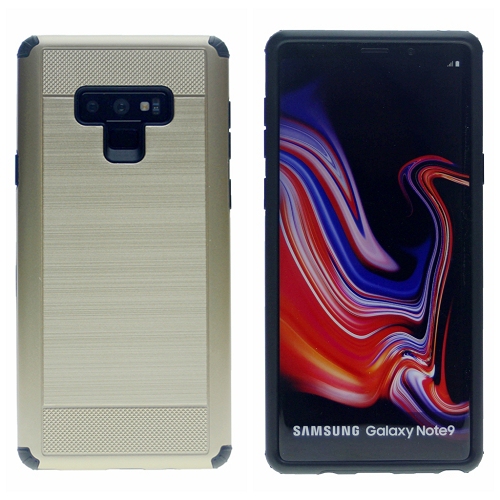 SAM Note 9 Blush Texture Hard Cover Case, Gold