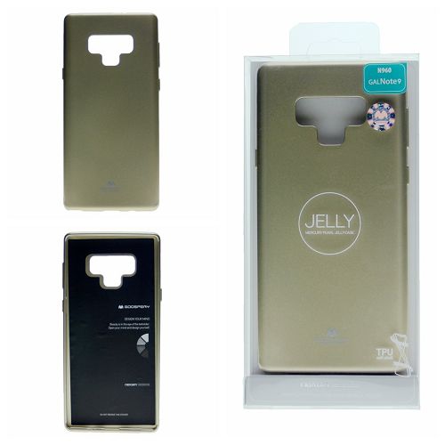TopSave Samsung Note 9 Goospery Jelly Case, Gold