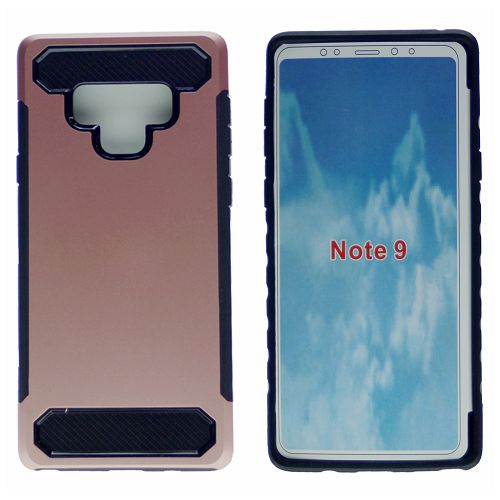 Étui robuste Armor pour Note 9 de Samsung, rose doré