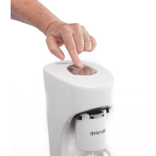 Drinkmate OmniFizz Machine à Gazéifier N'importe Quelle Boisson Sans La Diluer, Avec cartouche de CO2 10L, Blanc Classique