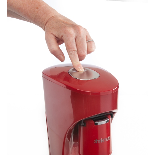 Drinkmate OmniFizz Soda Machine with 10L CO2, Carbonates ANY Drink - Royal Red
