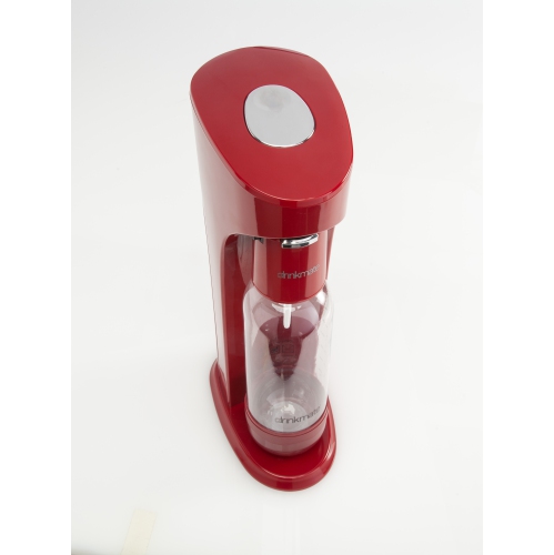 Drinkmate OmniFizz Soda Machine with 10L CO2, Carbonates ANY Drink - Royal Red