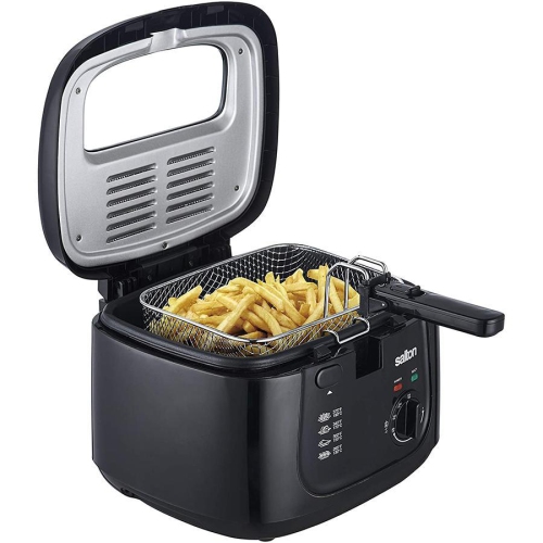Salton DF1240BK Friteuse Isolante Cool Touch Noire 2.5 Litres