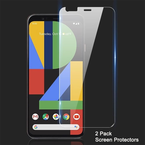 Google Pixel 4 Case and Screen Protector, [3 in 1] Heavy-duty rugged / Earthquake drop protection transparent soft TPU case