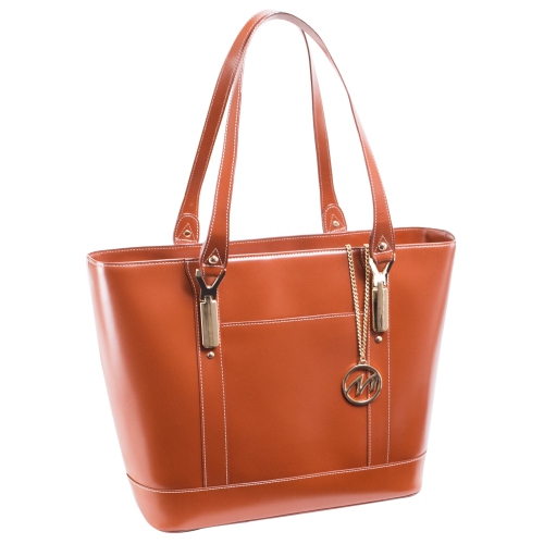 MCKLEIN  Leather Ladies' Tote With Tablet Pocket