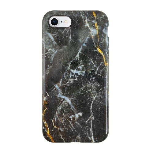 Uunique London Nutrisiti Eco Printed Marble Back Case for Apple iPhone 8/7/6S - Black