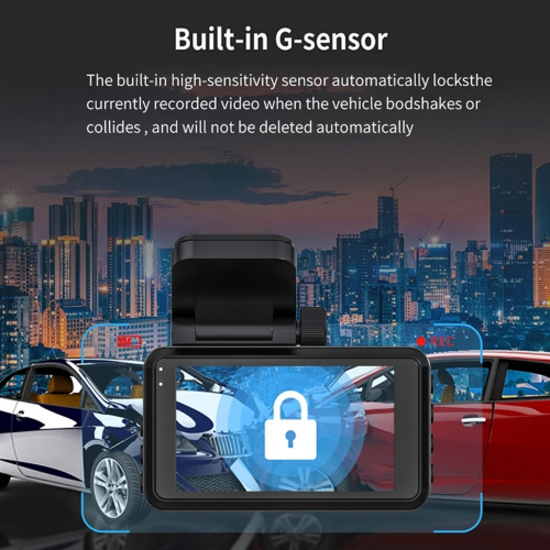 Dash Cam Front and Rear Camera WiFi/APP Control Dashcam with 128GB Card 4K Dash Cam Front 2K Rear Car Camera WDR Super Night Vision Loop Recording