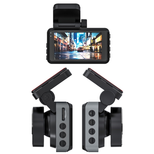 Dash Cam Front and Rear Camera WiFi/APP Control Dashcam with 128GB Card 4K Dash Cam Front 2K Rear Car Camera WDR Super Night Vision Loop Recording