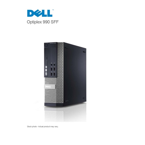 Refurbished - Dell OptiPlex 990 SFF Core i5-2400S 2.50GHz, 4GB, 250GB, DVDRW, WIN 10