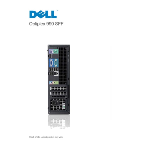 Dell OptiPlex 990 Small Form Factor Desktop - Intel Core i5-2400S, 4GB Memory, 250GB, Win 10, DVD by DELL - Refurbished condition - Image 2