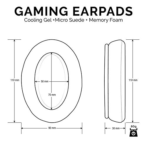 brainwavz gel gaming earpads