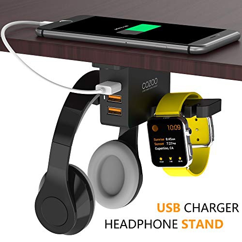best under desk headphone hanger