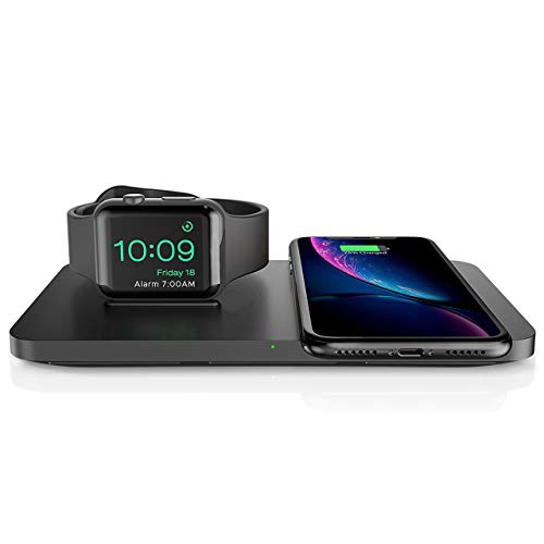 Seneo Dual Wireless Charger 2 In 1 With Apple Watch Charging Stand Nightstand Mode For Apple Watch Series 4 3 2 7 5w Best Buy Canada
