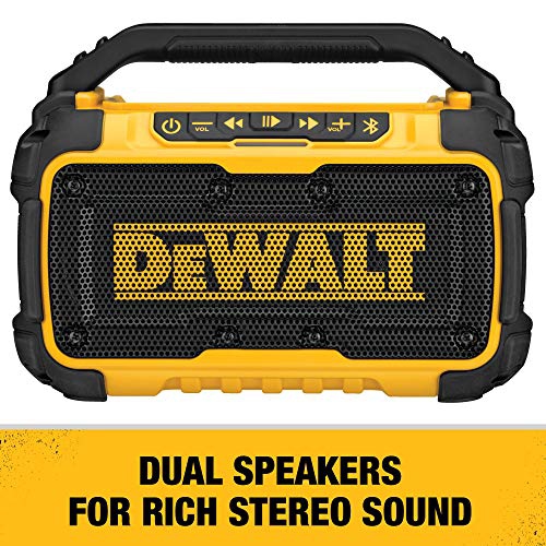 DEWALT DCR010 20V Max Bluetooth Jobsite Speaker