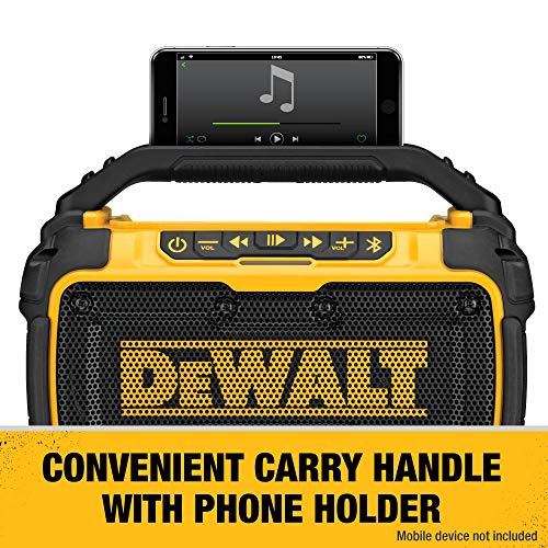 DEWALT DCR010 20V Max Bluetooth Jobsite Speaker