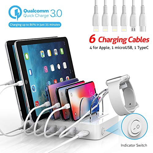Soopii Quick Charge 3 0 60w 12a 6 Port Usb Charging Station