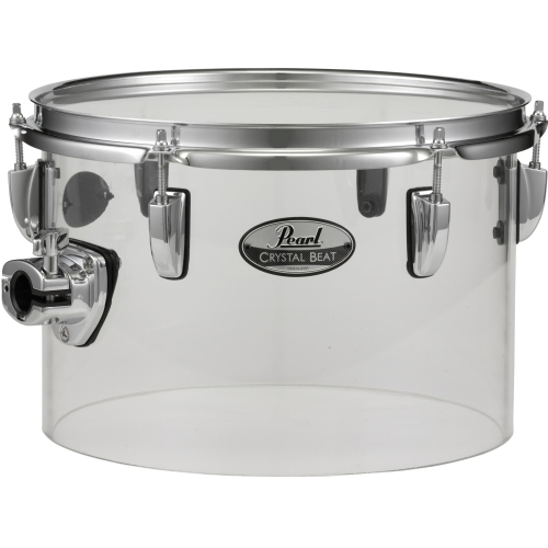 Support en acrylique transparent 12x 8 Pearl Crystal Beat Tom