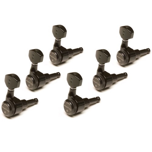 Graph Tech Ratio Locking Tuning Machine Heads - 6 In Line Black