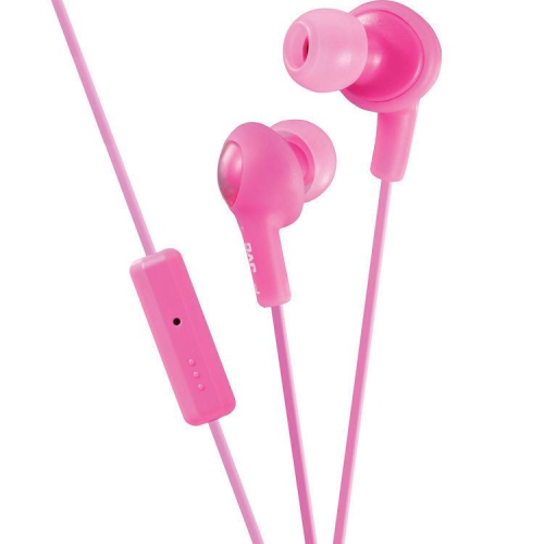 JVC  Canada Inc Gumy Hafr6 In-Ear Headphones With In-Line Mic - In Pink