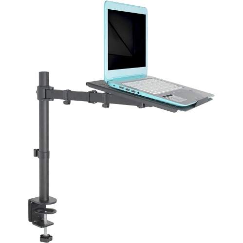 Single Laptop Notebook Desk Mount Stand Fully Adjustable