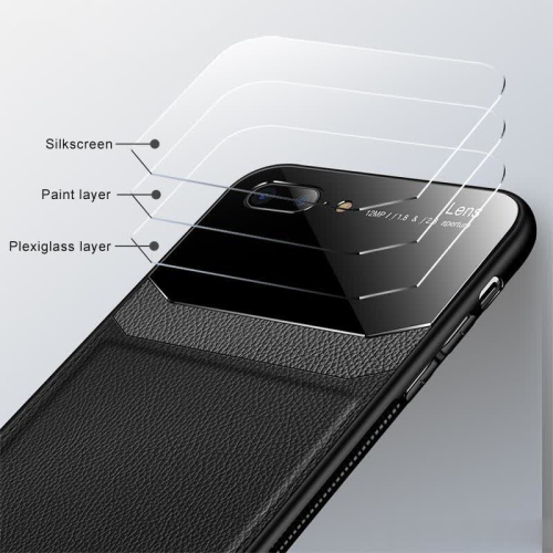 Leather case back cover Protective Cover Phone Case Glass Back Shell For iPhone 11